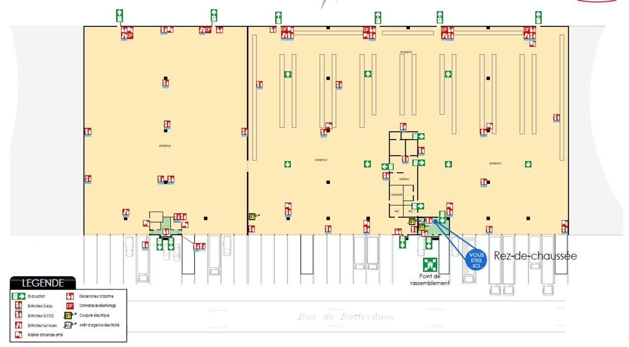 Entrepôt classe c Bruges 6517m² Location entrepôt classe c Bruges Gironde OLLOG2427344 14
